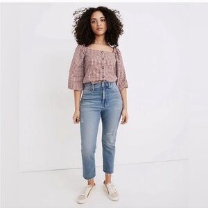 Madewell Curvy 26 Straight Leg Jean